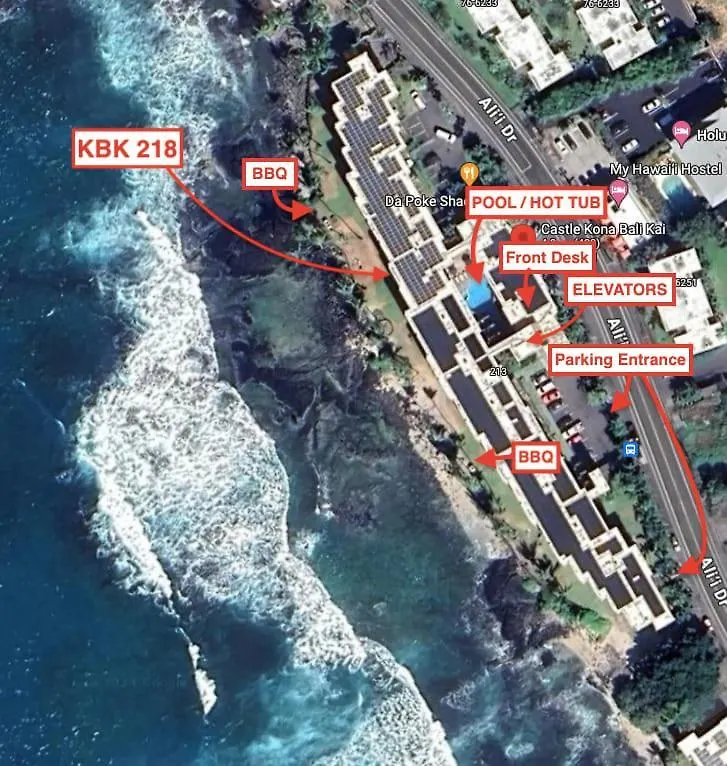 Oceanfront 1 Bedroom 2 Bathroom With Large Lanai - Kona Bali Kai 218 Kailua-Kona 0*,  United States