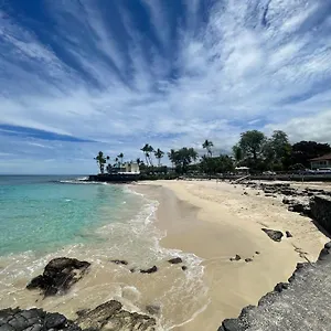 Apartment Kona 1br On Alii Dr Saltwater Pool Surf Sun Ac Close To Magic Sands, Kailua-Kona
