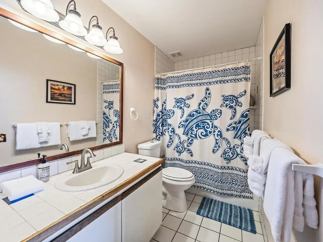 度假居 Oceanfront 1 Bedroom 2 Bathroom With Large Lanai - Kona Bali Kai 218 凯路亚-科纳