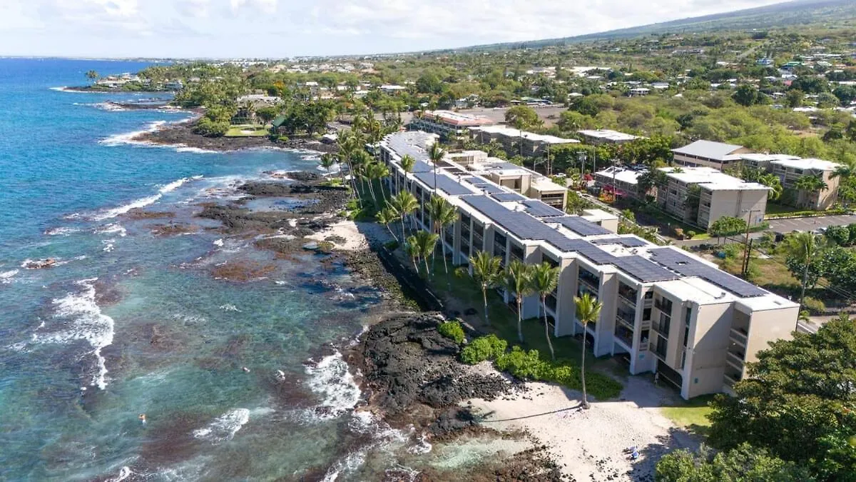 Oceanfront 1 Bedroom 2 Bathroom With Large Lanai - Kona Bali Kai 218 凯路亚-科纳 0*,